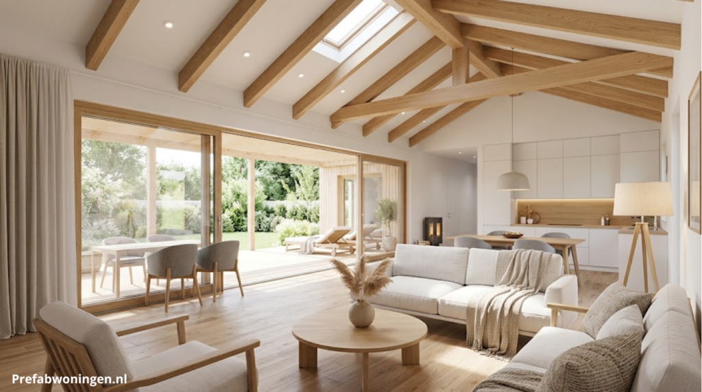 Gelijkvloerse woning bouwen prefab en betaalbaar
