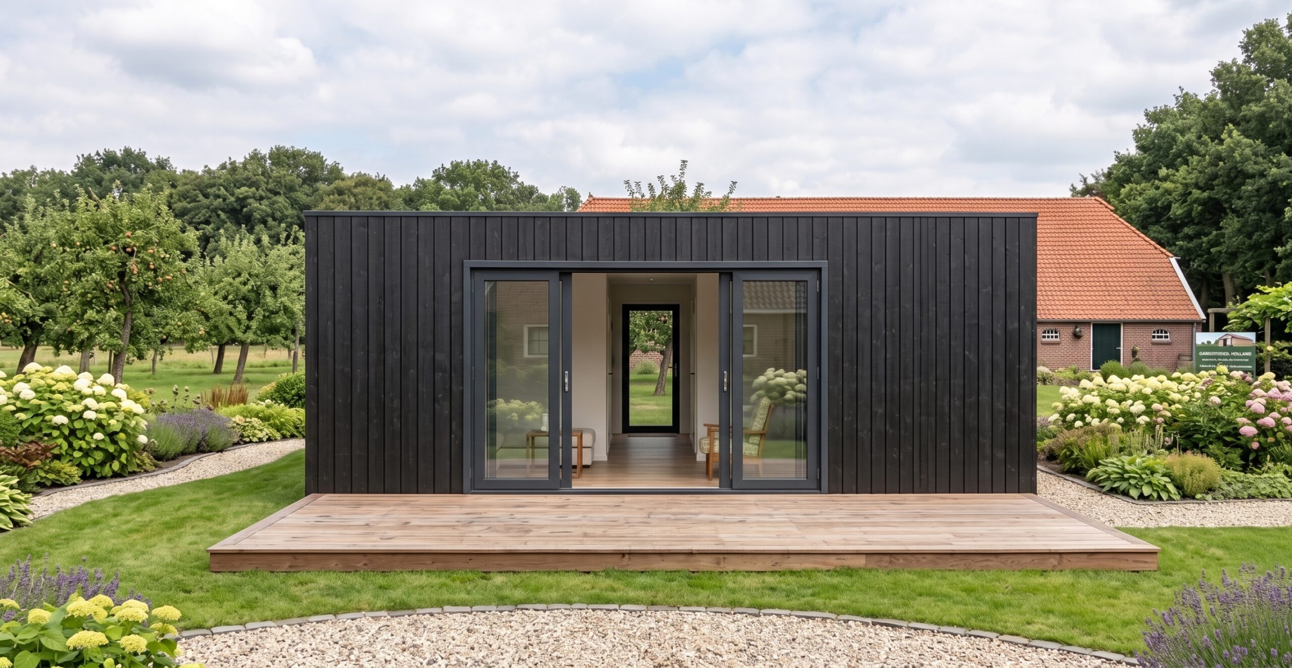 prefab familiewoning model lodge 55 m2 voor mantelzorg of jongerenwoning