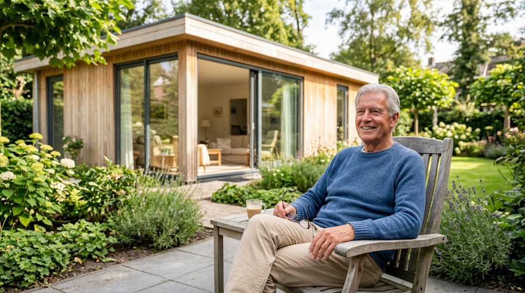 Prefab seniorenwoning bouwen in de tuin in Doetinchem