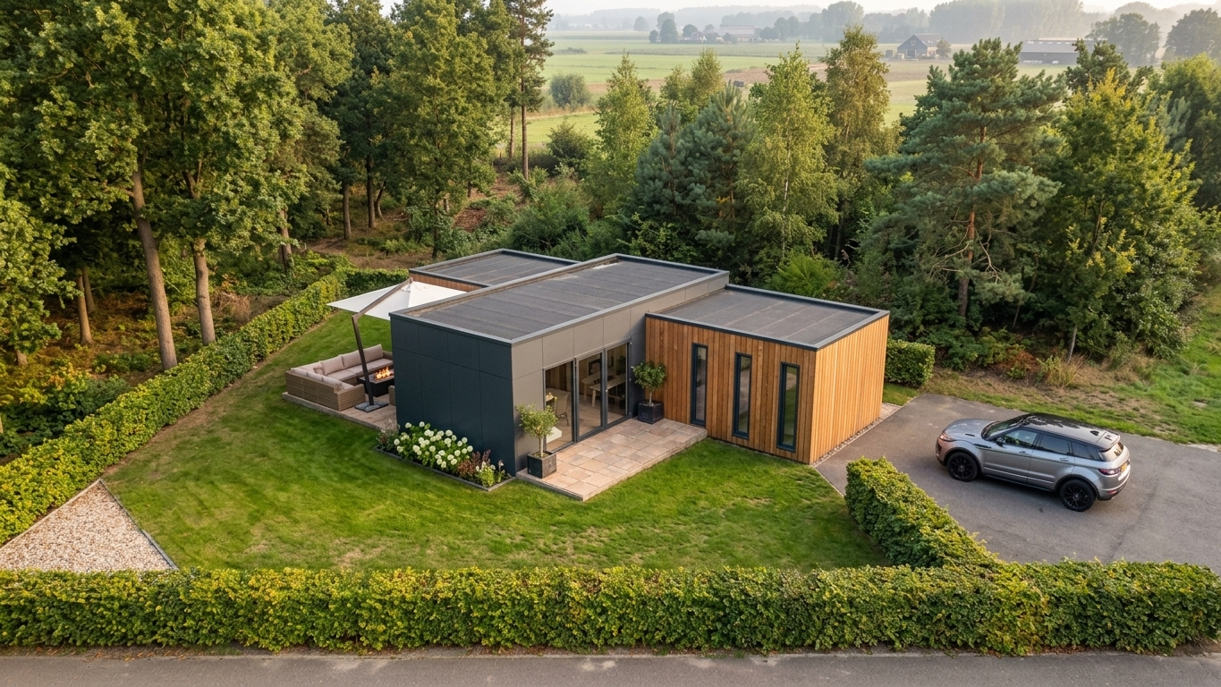 prefab woning permanent of mantelzorg 100m2