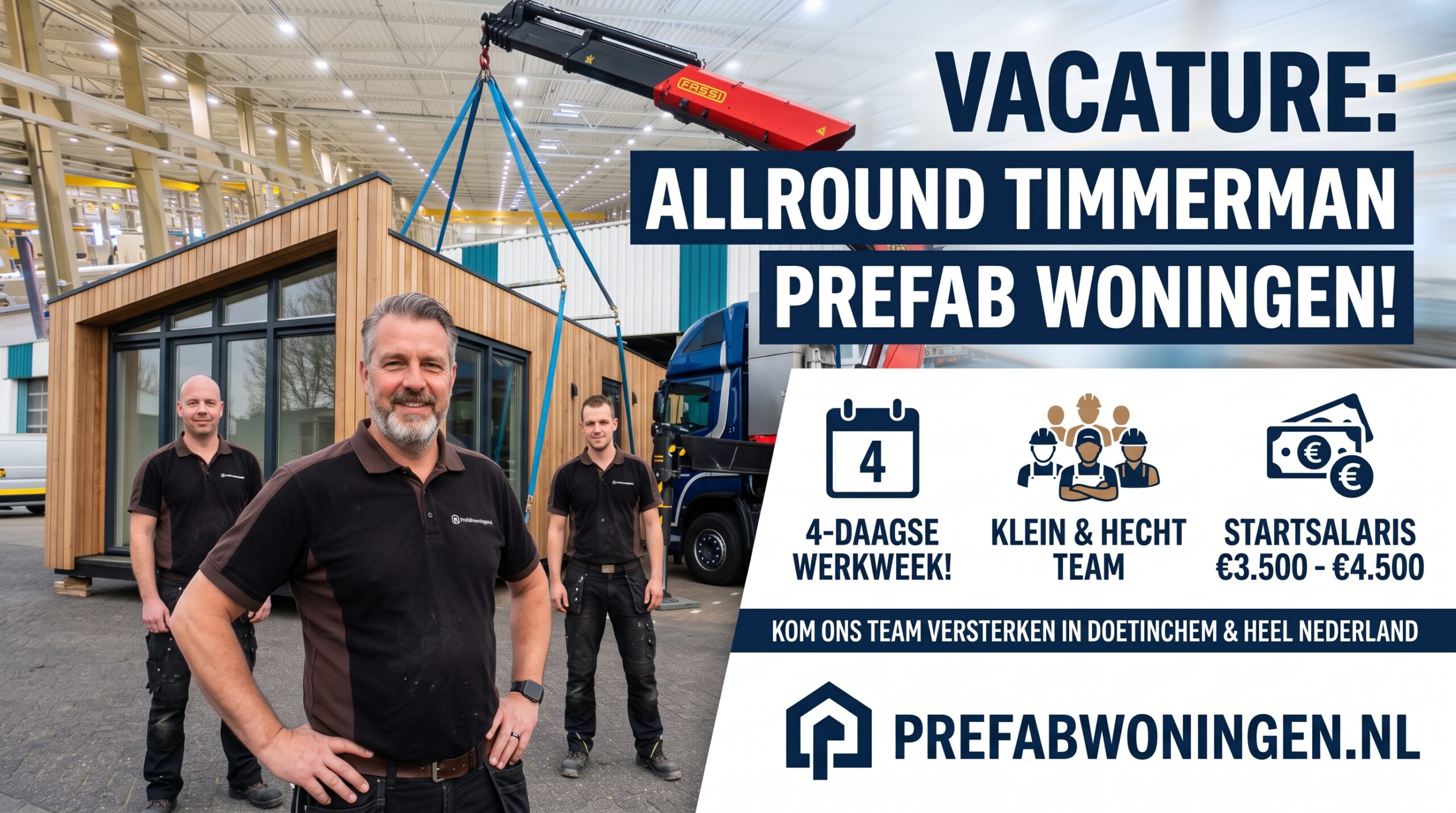 vacature allround timmerman prefab woningen