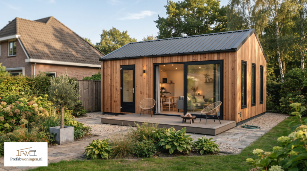Prefab houten woning bouwen vergunningvrij